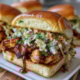 4th of July BBQ Chicken Sliders
