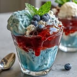 Red White Blue Layered Jello