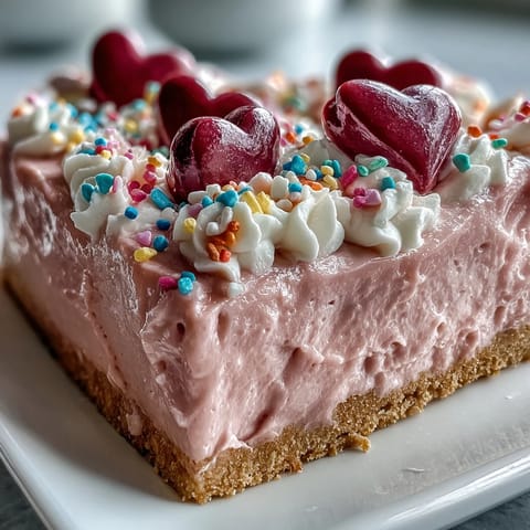 Candy Hearts Fake Cake