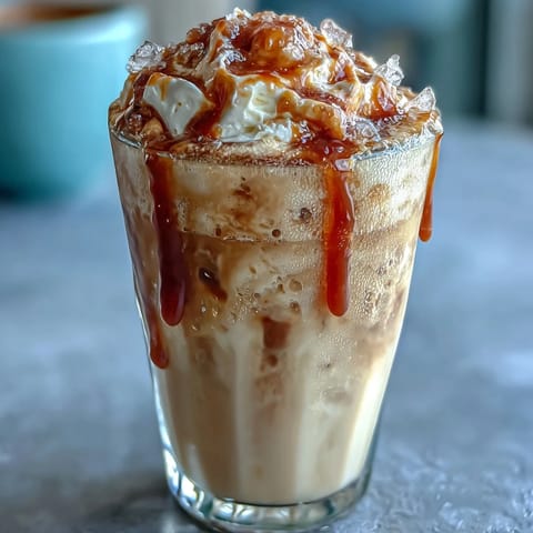 Creamy vanilla bean frappuccino protein shake with rich vanilla flavor and smooth, icy texture.