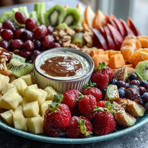 Spring Fruit Table Platter