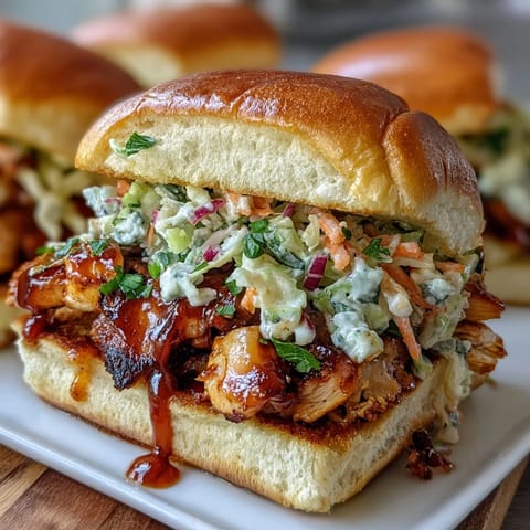 4th of July BBQ Chicken Sliders