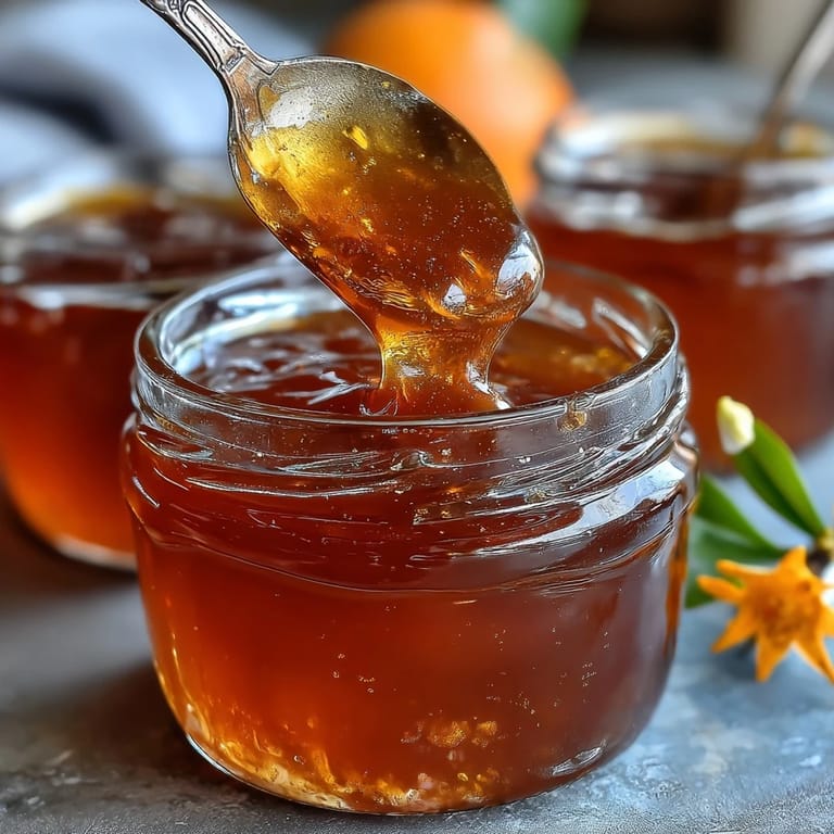 Delicate floral dandelion jelly with a golden hue, perfect for breakfast or tea-time treats.