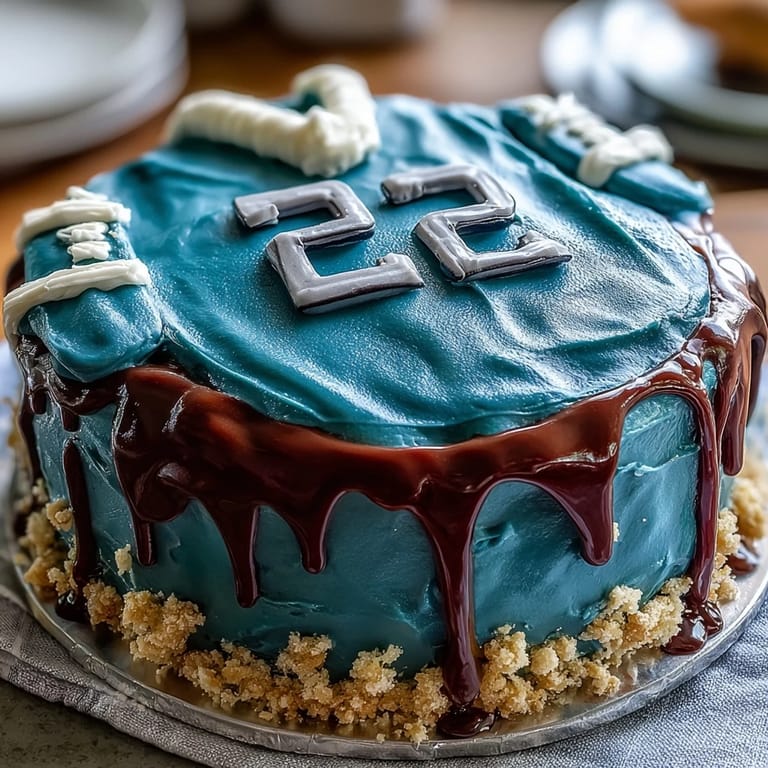 Festive sports jersey-shaped cake covered in smooth fondant, featuring bold numbers and graduation year for a standout boys graduation celebration centerpiece.