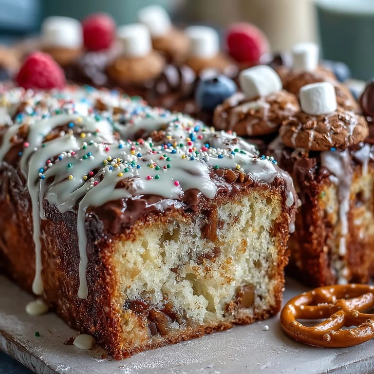 An eye-catching grad party dessert board featuring colorful cake slices, cookies, and fresh berries for easy sharing.