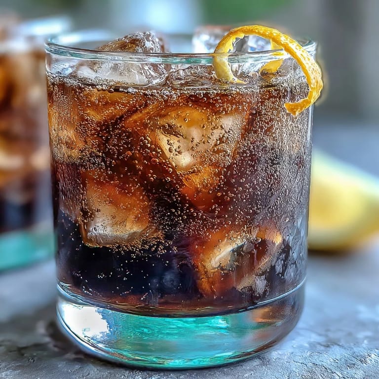 Refreshing Cold Brew Coffee Tonic with Orange Zest, served icy.