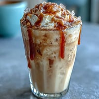 Creamy vanilla bean frappuccino protein shake with rich vanilla flavor and smooth, icy texture.