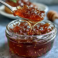 A jar of golden dandelion jelly, spread on warm buttered toast with fresh blooms in the background.