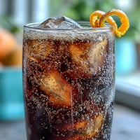Cold Brew Coffee Tonic with Orange Zest, a sparkling, citrusy delight.