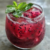 Vibrant Dragon Fruit Lemonade with Chia Seeds, a refreshing, colorful summer drink.